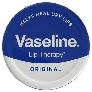 Vaseline Lip Therapy Original Lip Balm Tin Soothes Dry Cracked Lips 20g