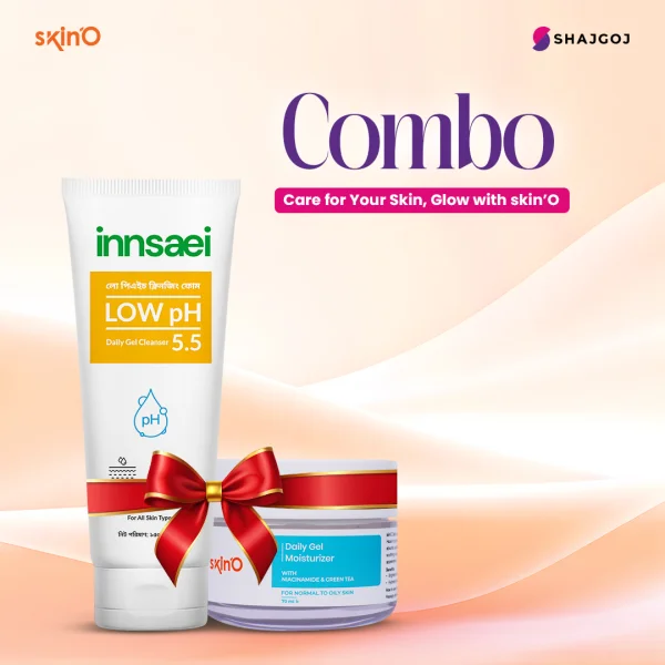 Innsaei Low Ph Facewash 150 ml and Skin'O Daily Gel Moisturizer 70 ml Combo