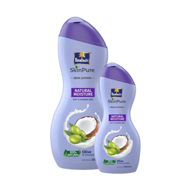Parachute Skinpure Skin Lotion Natural Moisture 200Ml (Get 100Ml Free)