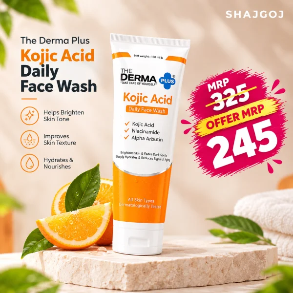 The Derma Plus Kojic Acid Daily Facewash