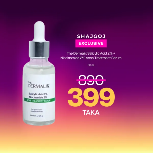 The Dermalix Salicylic Acid 2% + Niacinamide 2% Acne Treatment Serum