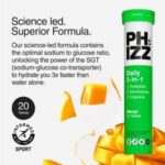 Phizz Daily 3-in-1 Hydration, Electrolytes & Vitamins Effervescent Tablets Mango x20 Tablets - Image 2