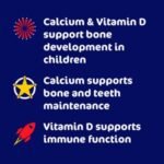 Haliborange Calcium & Vit D Bones & Teeth 60 Character Shaped Strawberry Flavour Softies for Kids 3+ - Image 2