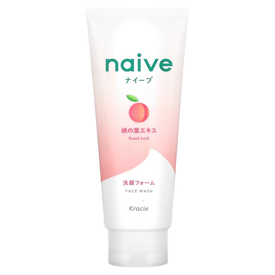 317901172_6044092812275922_3810109993319340430_n.jpg Kracie Naive Face Wash Peach Leaf 130gm (For Normal Skin) - Image 1