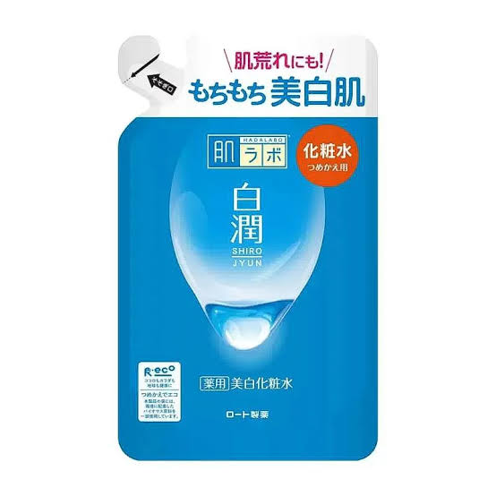 IMG_7639.jpeg Hadalabo Shirojyun Medicated Whitening Lotion 170ml- light Formula (Refill Pack) - Image 1