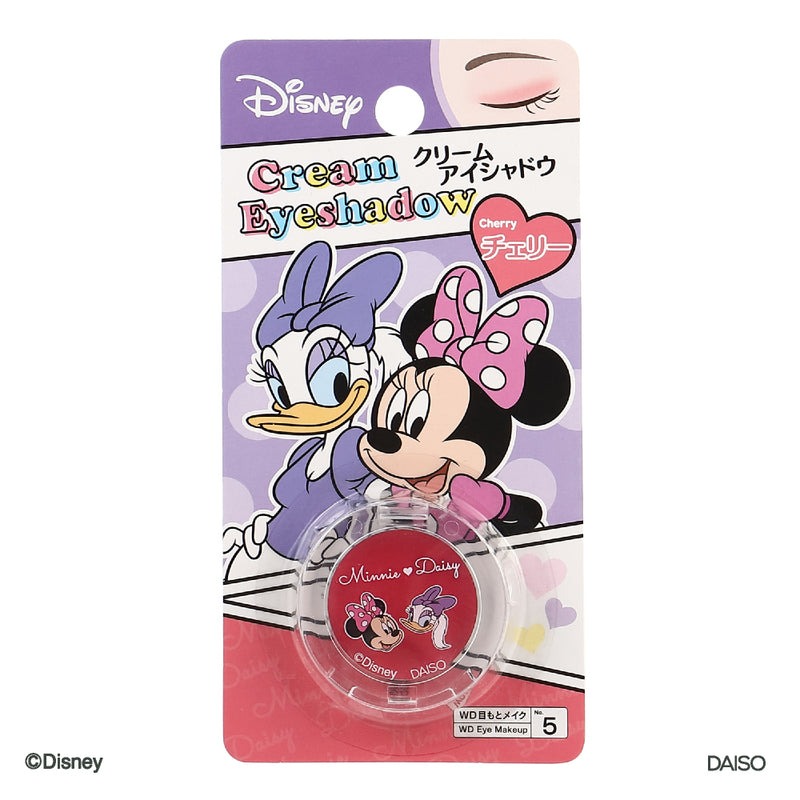 cream-eye-shadow-cherry.jpeg Daiso – Disney KC Cream Eyeshadow- Cherry – Minnie and Daisy - Image 1