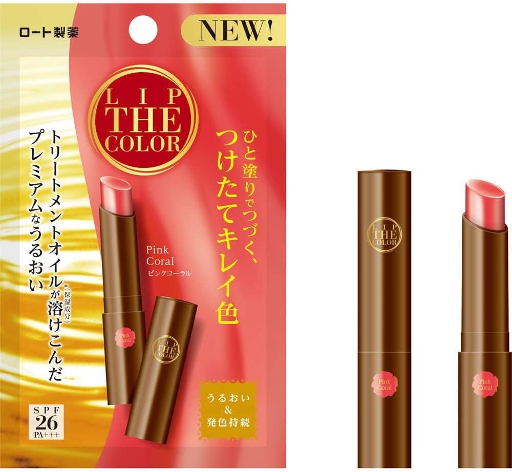 Rohto Mentholatum Lip The Color (Pink Coral) 2.0gm SPF 26 PA +++ - Image 1