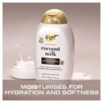 OGX Coconut Milk Shampoo for Dry & Damaged Hair 385ml - Image 2