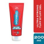 Wella Shockwaves 200ml Tuff Stuff Heat & Sweatproof Ultra Strong Gel - Image 2