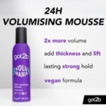 Schwarzkopf Got2b Hair Volume Mousse Volumania 250ml - Image 3