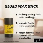 Schwarzkopf Got2b Glued Wax Stick with Coconut Oil & Shea Butter 50g - Image 4